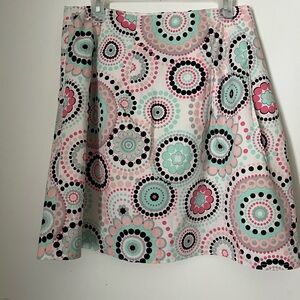 White print skirt